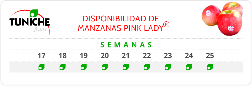Manzanas Pink Lady Disponibilidad